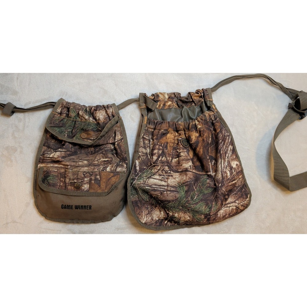 Game Winner‎ Realtree Camo Hunting Dove Belt Game Bag Pouch Set
